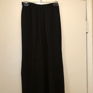 Eileen Fisher Black Silk Pants PP NWT